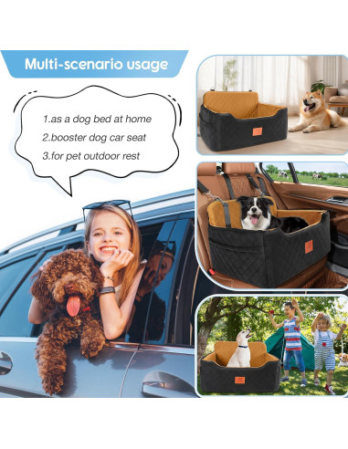 Asiento Elevador para Perros GL GLENSLAVE 71x51x41cm Negro/Marrón