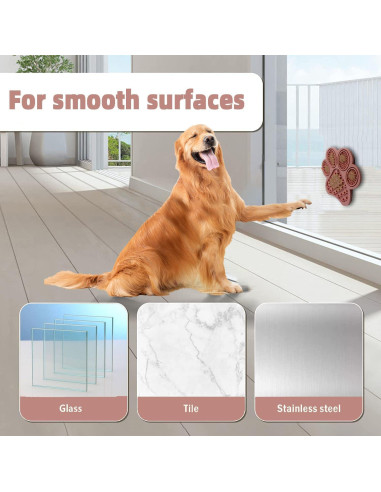 Alfombrilla Lick para Perros y Gatos HANZOTO Rosa 17x16.5cm