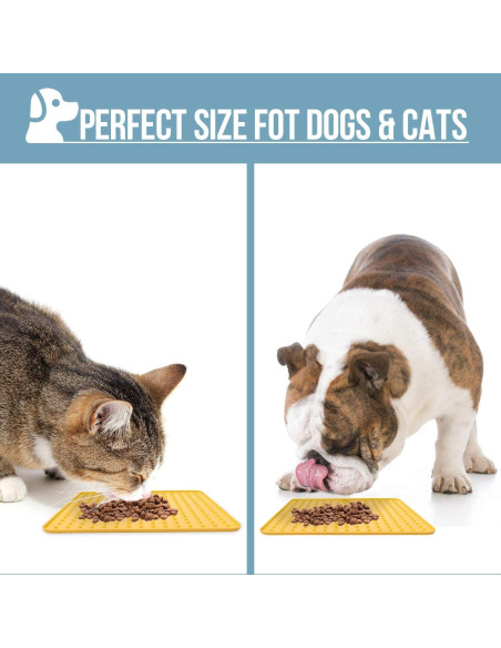 Alfombrilla de Lamer Lenta TANDD para Perros y Gatos 19.56cm