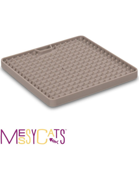 Tapete Interactivo de Silicona Messy Mutts 14x14 cm para Gatos y Perros