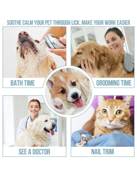 Alfombrilla de Lamer Lenta TANDD para Perros y Gatos 19.56cm