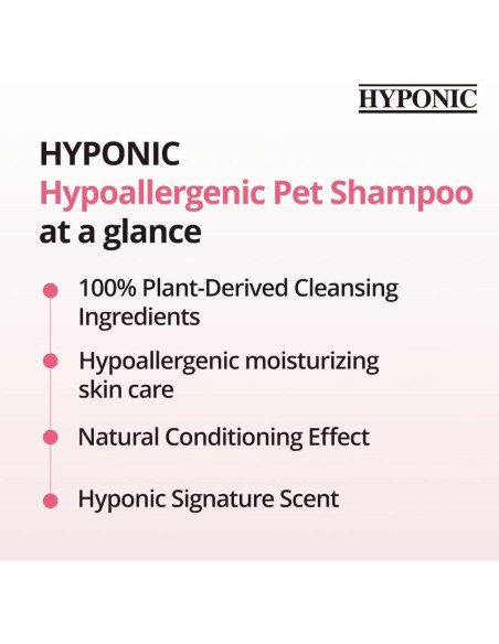 Champú Hipoalergénico HYPONIC para Perros 287 g - Piel Sensible Champú Hipoalergénico HYPONIC para Perros 287 g - Piel Sensible