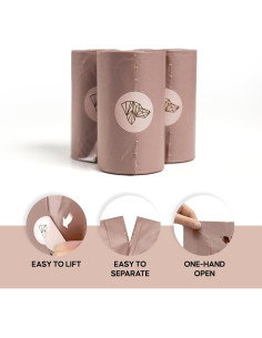 Bolsas para Excremento de Perro Brown Avenue - 135 Unidades Biodegradables 2