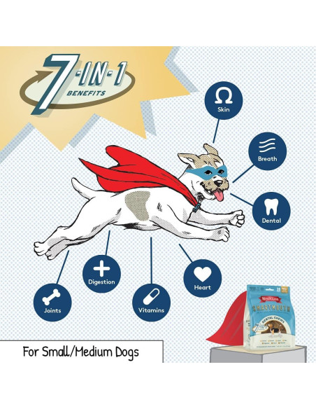 Masticables Dentales Smartmouth 28 Ct para Perros 7-en-1