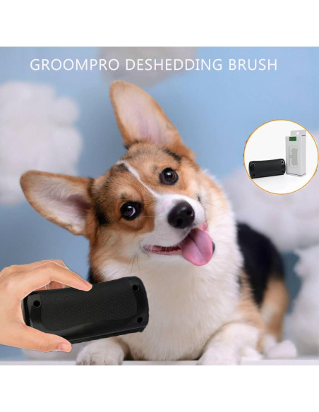 Cepillo Deshedding Rhykin para Mascotas - Aseo Gatos, Perros, Conejos