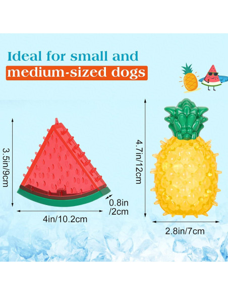 Juguete de Masticación Congelable Pawaboo Sandía y Piña