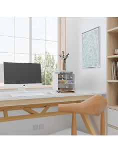 Juego de Organizadores de Escritorio Yashong 5 Cajones Apilables 2