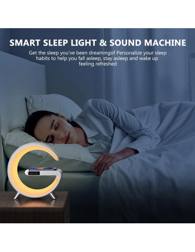 Lámpara de Carga Inalámbrica Blingbin LED Regulable 10W