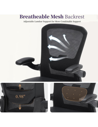 Silla de Oficina Ergonómica HOMIFYCO HMF-866 Ajustable 159kg