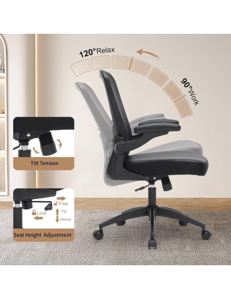 Silla de Oficina Ergonómica HOMIFYCO HMF-866 Ajustable 159kg