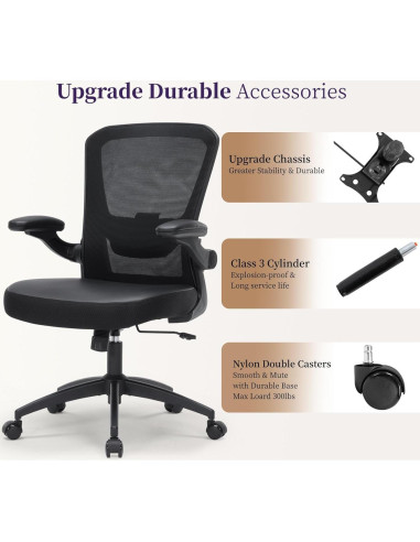 Silla de Oficina Ergonómica HOMIFYCO HMF-866 Ajustable 159kg