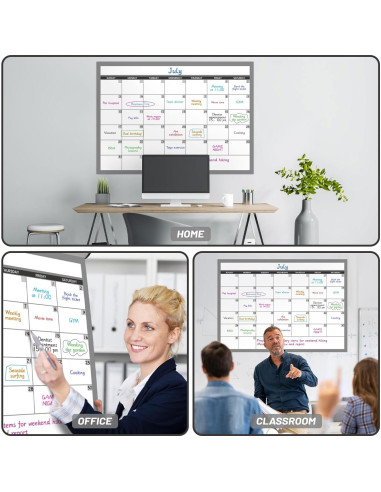 Calendario de Pared Borrable BooQool 101.6x71.1cm Sin Fecha