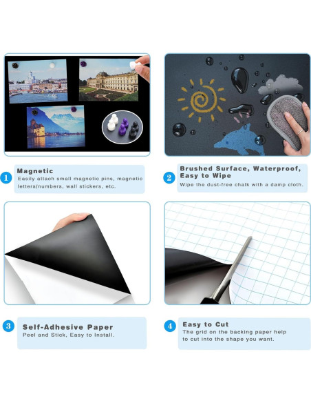 Papel Contacto de Pizarra Magnética YOUNGJQ 101.6x45.7 cm