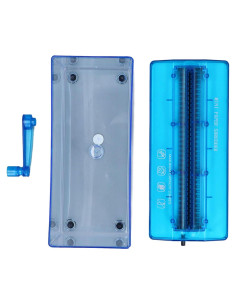 Mini Trituradora de Papel Manual ViaGasaFamido 1.5L Azul