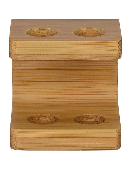 Soporte de Bambú para Cabezas de Cepillo de Dientes Tookie - 2 Ranuras