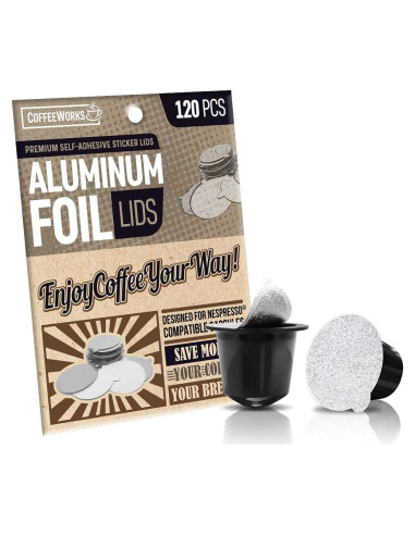 Tapas de Sellado de Aluminio Reutilizables MCBEANS 120 Unidades