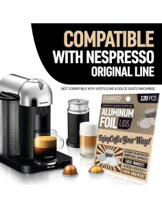 Tapas de Sellado de Aluminio Reutilizables MCBEANS 120 Unidades 2