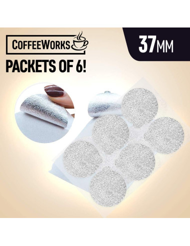 Tapas de Sellado de Aluminio Reutilizables MCBEANS 120 Unidades