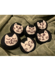 Bolas de Secado de Lana Orgánica CAHI - 6 Pcs - Ecológicas 2