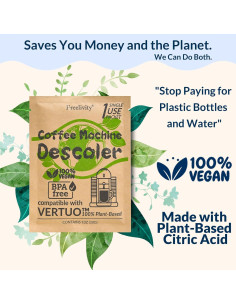 Kit de limpieza y descalcificación Freelivity para Nespresso Vertuo - Suministro 1 año 2