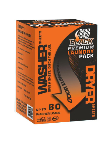 Hoja de detergente sin fragancia Dead Down Wind 60 cargas