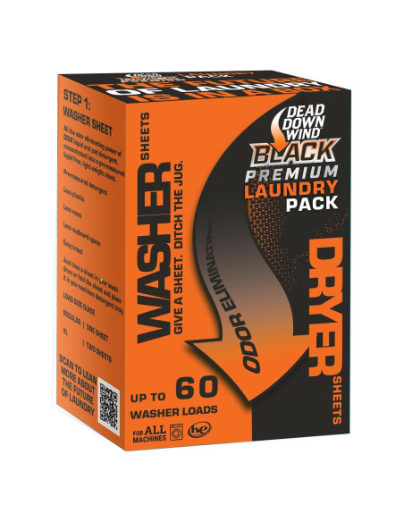 Hoja de detergente sin fragancia Dead Down Wind 60 cargas