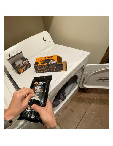 Hoja de detergente sin fragancia Dead Down Wind 60 cargas