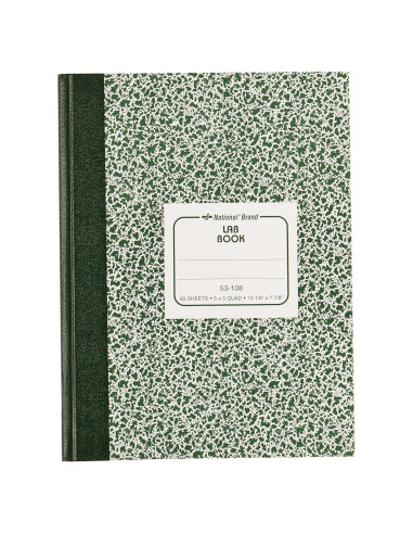 Cuaderno de Laboratorio Nacional 25.7x20 cm 60 Hojas Cuadrícula