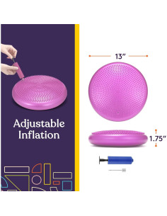 Cojín de Estabilidad Suministros Especiales 33 cm Púrpura 2