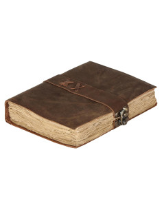 Diario de Cuero de Pasión de Komal 17.78x12.7cm Cierre C-Lock