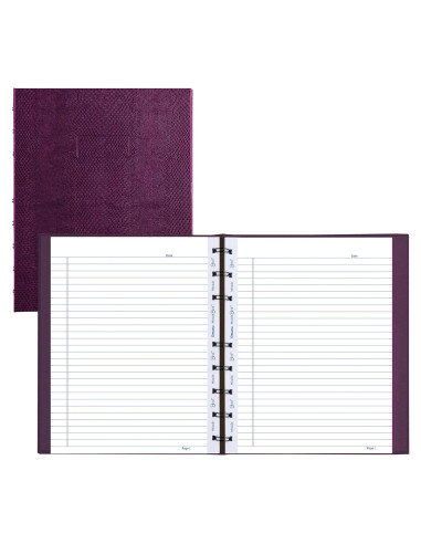 Cuaderno recargable Blueline MiracleBind tapa dura uva 150 páginas