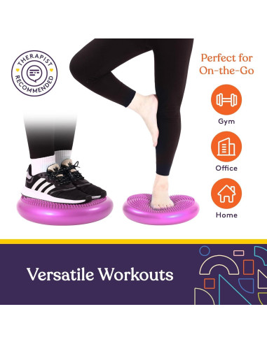 Cojín de Estabilidad Suministros Especiales 33 cm Púrpura