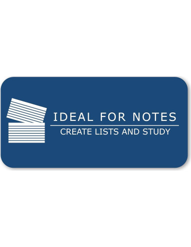 Tarjetas de Índice Blancas Roaring Spring 3x5" 50 Unidades Rayadas