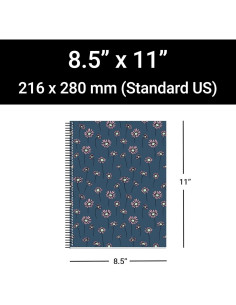Cuaderno Espiral 4 Asignaturas Miquel Rius Margaritas 120 Hojas 2