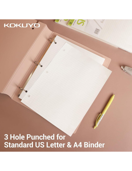 Papel suelto Kokuyo Campus 100 hojas 21x28 cm rayado Papel suelto Kokuyo Campus 100 hojas 21x28 cm rayado