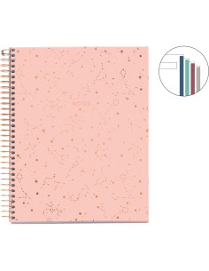 Cuaderno Espiral Miquel Rius A5 4 Asignaturas Diseño Constelaciones 2
