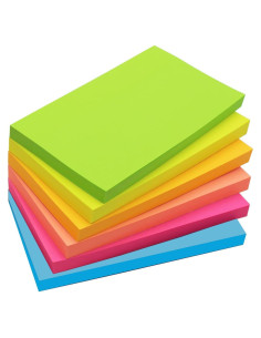 Notas Adhesivas Grandes Lkpezy 480 Hojas 76 x 127 mm 6 Bloc