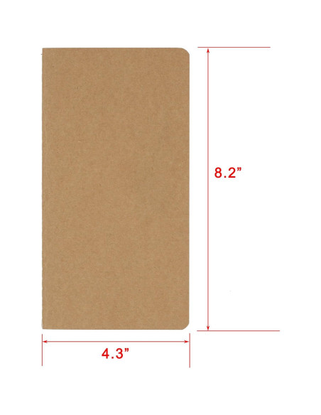 Juego de Cuadernos de Viaje TWONE - 3 Piezas Rayadas 10.9x20.8 cm