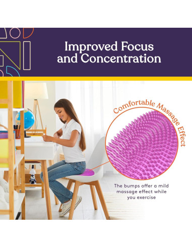 Cojín de Estabilidad Suministros Especiales 33 cm Púrpura