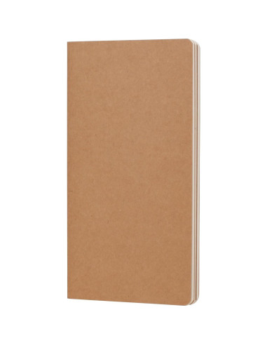 Juego de Cuadernos de Viaje TWONE - 3 Piezas Rayadas 10.9x20.8 cm