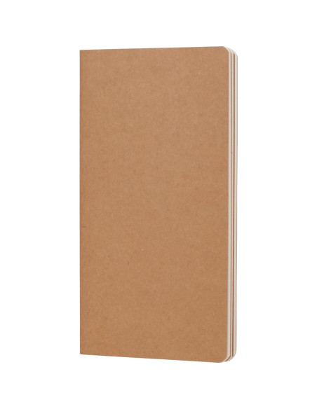 Juego de Cuadernos de Viaje TWONE - 3 Piezas Rayadas 10.9x20.8 cm