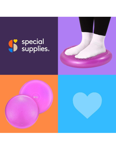 Cojín de Estabilidad Suministros Especiales 33 cm Púrpura