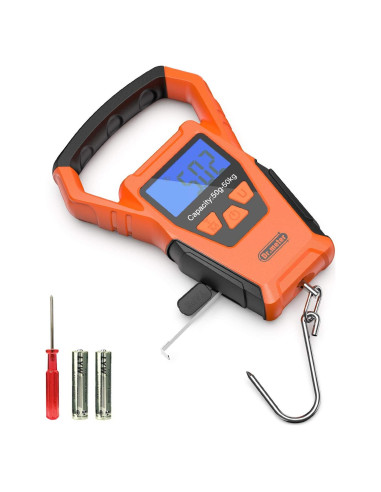 Balanza de Pesca Digital Dr.meter IPX7 50kg con Cinta y Accesorios