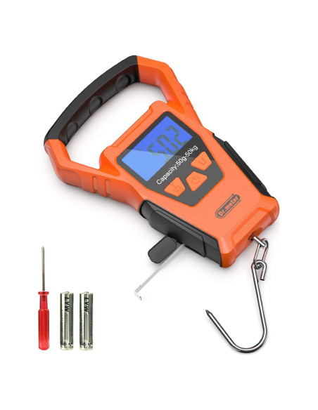 Balanza de Pesca Digital Dr.meter IPX7 50kg con Cinta y Accesorios