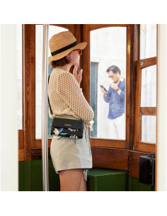 Bolso Cruzado Anti-Robo Travelon Addison Verde Pino 2