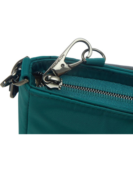 Bolso Cruzado Anti-Robo Travelon Addison Verde Pino