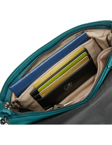 Bolso Cruzado Anti-Robo Travelon Addison Verde Pino
