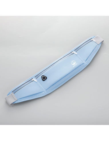 Cinturón de Correr Molarun Azul Resistente al Agua 3 Bolsillos