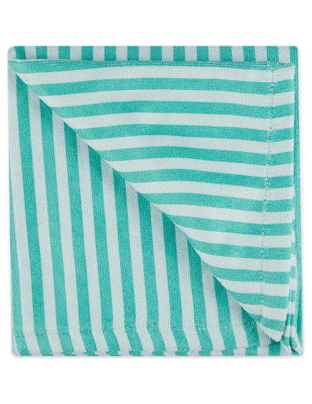 Toalla para Mascotas Bone Dry Microfibra 104x60 cm Aqua Rayas