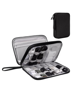 Organizador Electrónico Arae STBG Doble Capa Negro 23x17cm